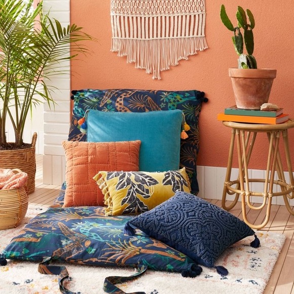 Opalhouse x Jungalow Printed Lounge Pillow Jungle Print - Picture 1 of 5